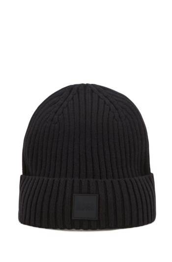 Hugo Boss Beanie hat Svarte | su28XK75