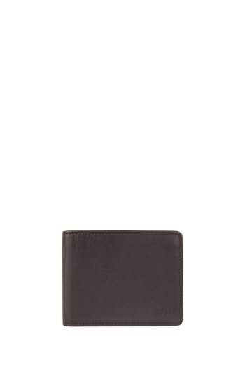 Hugo Boss Billfold wallet Mørke Brune | R8GNRJwg