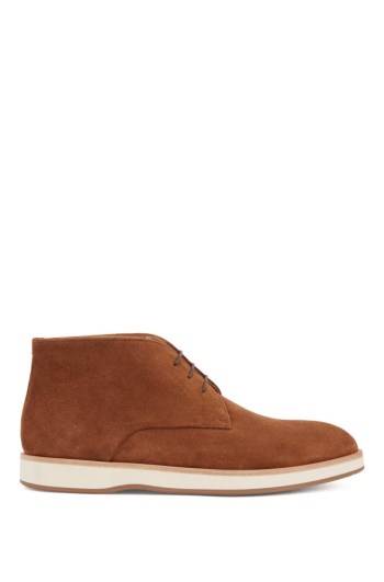 Hugo Boss Blonder-up desert boots Mørke Brune | eHYhUxt5