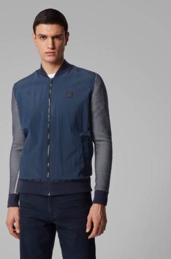 Hugo Boss Blouson jacket Mørke Blå | iAvtxMCC