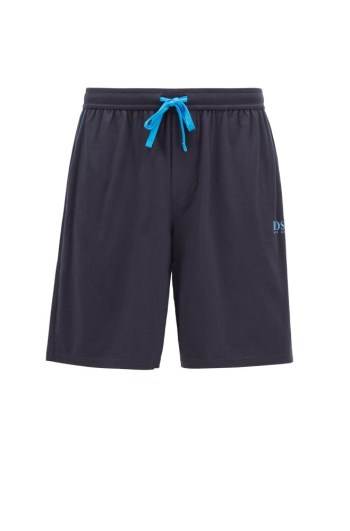 Hugo Boss Bomull-blend pyjama shorts Lyse Blå | DsPl8tDJ