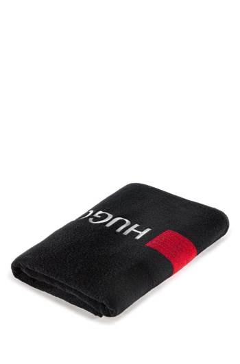 Hugo Boss Bomull-terry beach towel Svarte | DCDeQjS7