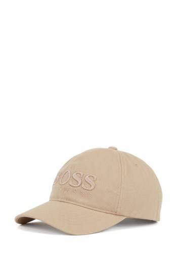 Hugo Boss Bomull-twill cap Beige | sDShVOyX