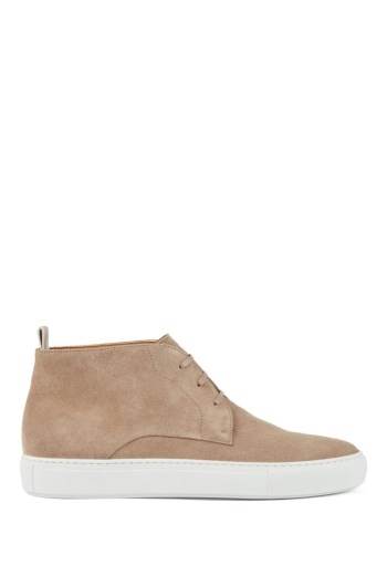 Hugo Boss Calf-suede desert boots Beige | NcQazSdh