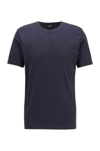 Hugo Boss Crew-neck T-shirt Mørke Blå | z6myPCi9