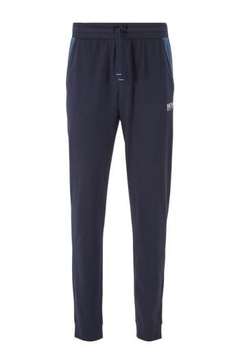 Hugo Boss Cuffed pyjama trousers Mørke Blå | CvhTH0yf