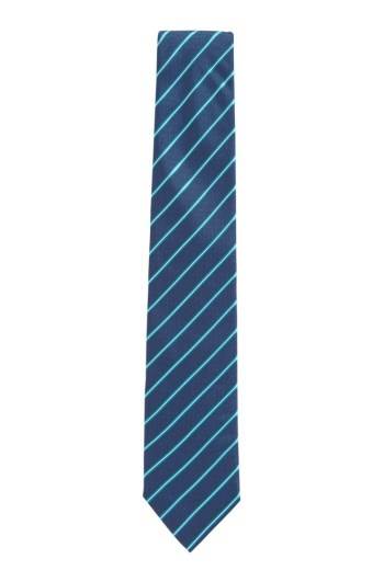 Hugo Boss Diagonally striped tie Grønn | DIhLP851