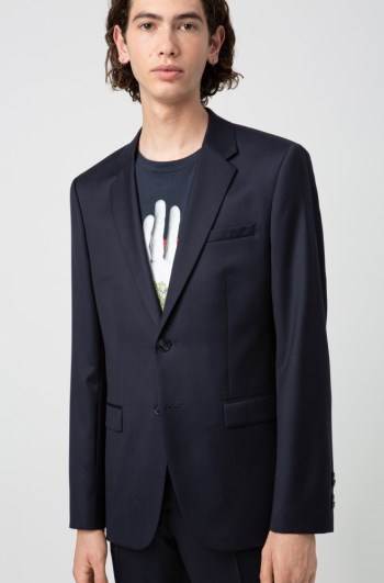 Hugo Boss Extra-slim-fit jacket Mørke Blå | OSXOV7u7