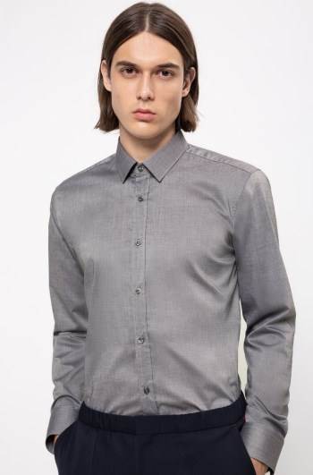 Hugo Boss Extra-slim-fit shirt Grå | 8ldxPO0f