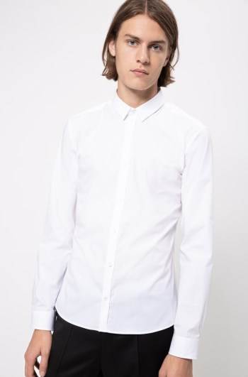 Hugo Boss Extra-slim-fit shirt Hvite | PkMuTWd7