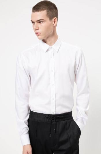 Hugo Boss Extra-slim-fit shirt Hvite | ccjQw3gs