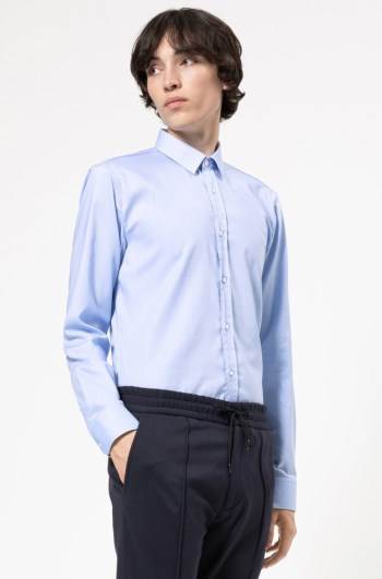 Hugo Boss Extra-slim-fit shirt Lyse Blå | ulOIxwua