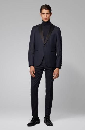 Hugo Boss Extra-slim-fit suit Mørke Blå | nPATeSVK