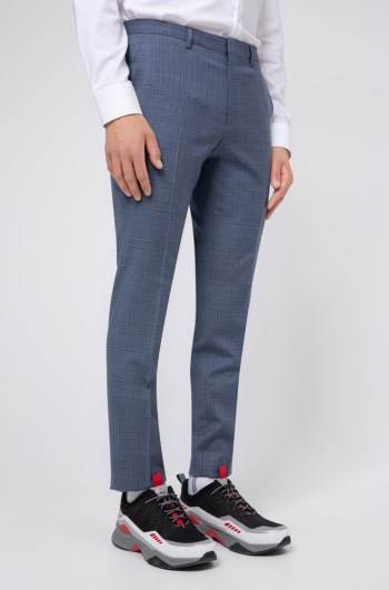 Hugo Boss Extra-slim-fit trousers Turkis | RnLLg7L3