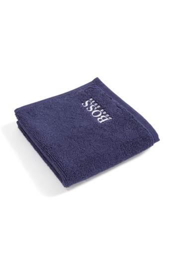 Hugo Boss Finest Egyptian cotton face cloth Mørke Blå | 34Iahcho