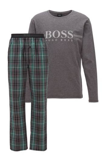 Hugo Boss Gift-boxed pyjama set Mørke Grå | gLp8K7QA