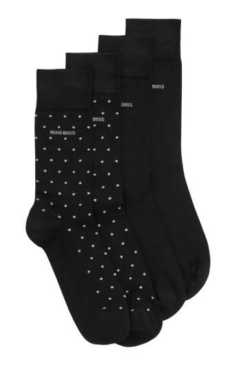 Hugo Boss Gift-boxed two-pack of regular-length socks Svarte | RepjLDit