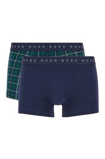 Hugo Boss Gift-boxed two-pack of trunks Grønn | KvJl1Wmx