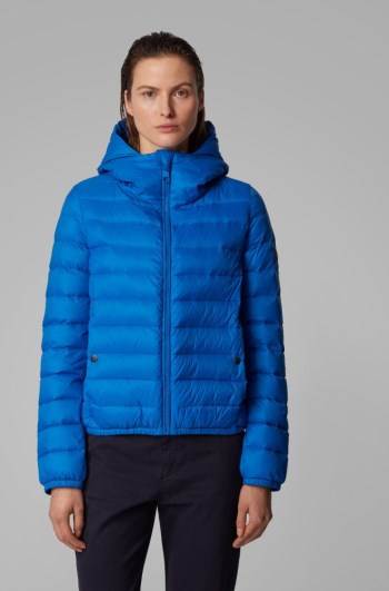 Hugo Boss Hette down jacket Blå | cHZNOyma