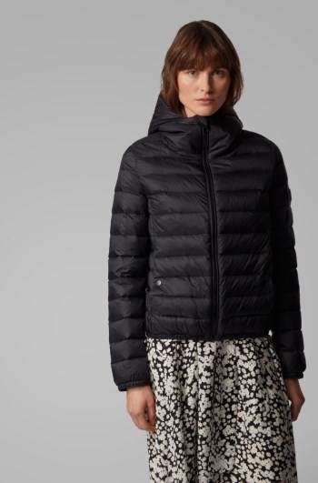 Hugo Boss Hette down jacket Svarte | cHph29ge