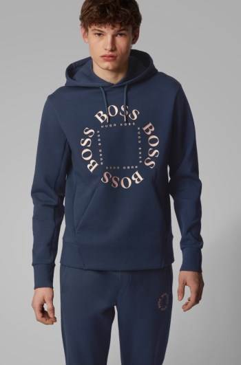 Hugo Boss Hette sweatshirt Mørke Blå | d8CWqG5H