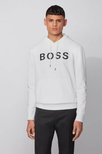 Hugo Boss Hoodie Hvite | erGMn0xp