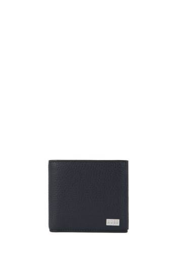 Hugo Boss Italian-leather billfold wallet Mørke Blå | PJlIrS12