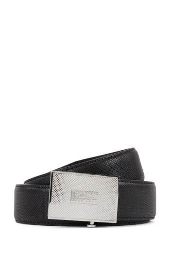 Hugo Boss Italian-made belt Svarte | 8NfMkxKj