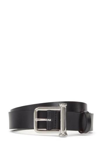 Hugo Boss Italian-made belt Svarte | a3A9vzgY