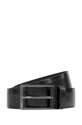 Hugo Boss Italian-made belt Svarte | itacFuZ8