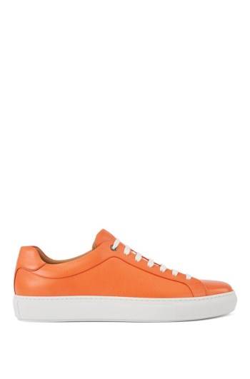 Hugo Boss Italian-made tennis-style trainers Oransje | rI2XdBR1