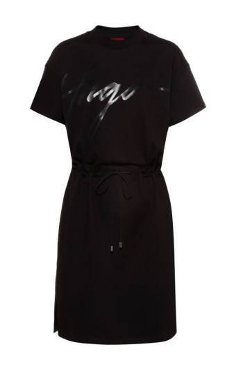 Hugo Boss Jersey dress Svarte | subuwtiX