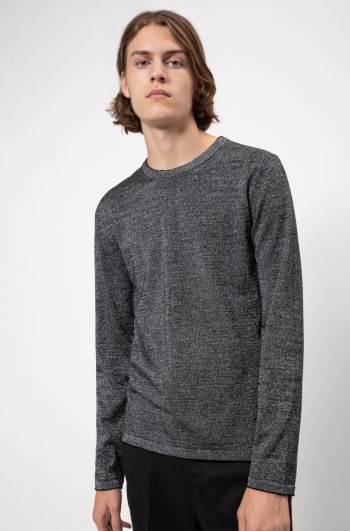 Hugo Boss Knitted sweater Sølv | 9kQI5iBP