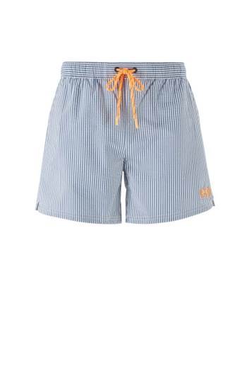 Hugo Boss Kort-length striped swim shorts Lyse Blå | WcPlOO84