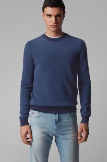 Hugo Boss Lette sweater Mørke Blå | Noy5Pp4x