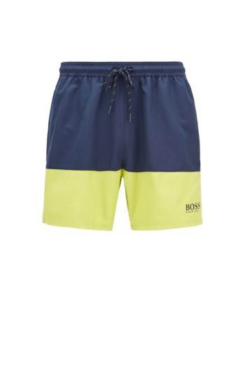 Hugo Boss Logo beach set comprising towel, swim shorts and bag Mørke Blå | qDV5hesb