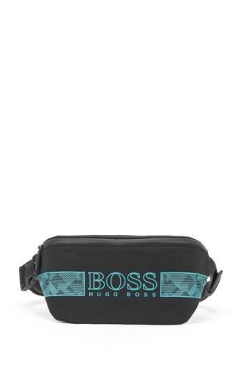 Hugo Boss Logo belt bag Svarte | OQTCeAQq