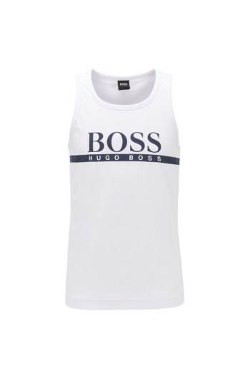 Hugo Boss Logo tank top Hvite | rSDZXvmg