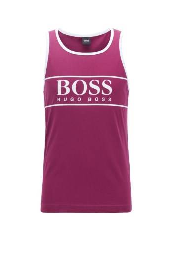 Hugo Boss Logo tank top Mørke Lilla | T1pkpOhk