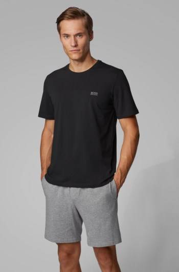 Hugo Boss Lounge T-shirt Svarte | QA2BDlBo