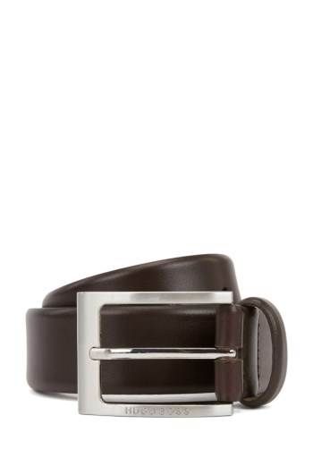 Hugo Boss Lær belt Mørke Brune | 654JN4W7