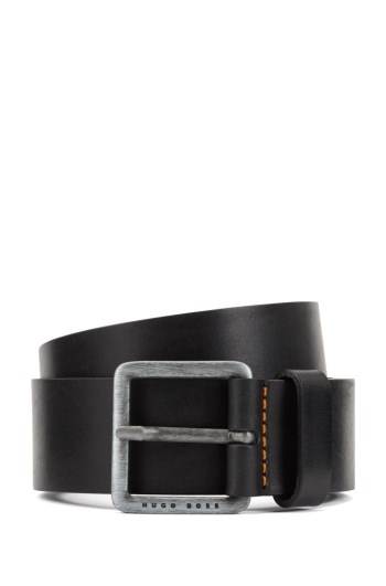 Hugo Boss Lær belt Svarte | KPHippxD