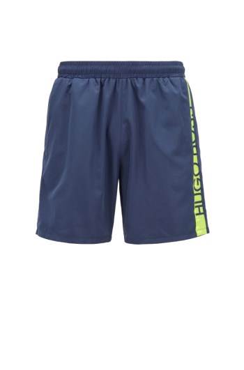 Hugo Boss Medium-length swim shorts Mørke Blå | 6OlWaKC6