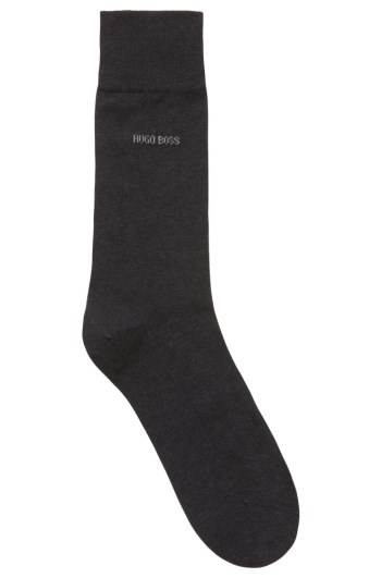 Hugo Boss Mercerised Egyptian cotton socks Mørke Grå | SfvUFBXs