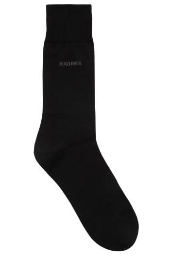 Hugo Boss Mercerised Egyptian cotton socks Svarte | x8G9YInd