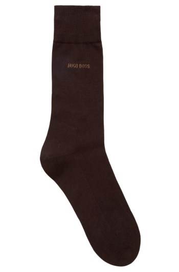 Hugo Boss Mercerised Egyptian cotton socks Mørke Brune | yQxvUtb5