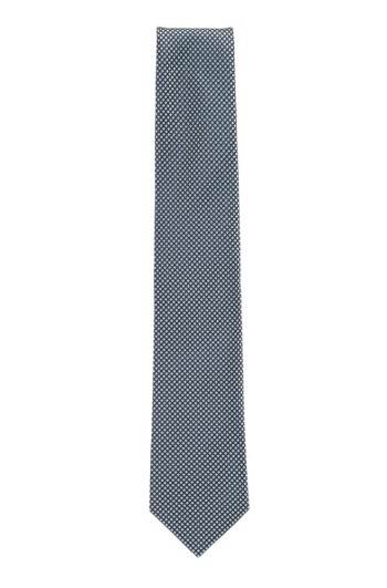 Hugo Boss Micro-pattern tie Mørke Blå | LFssItwK