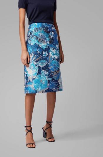 Hugo Boss Midi-length A-line skirt Patterned | nEhSPEux