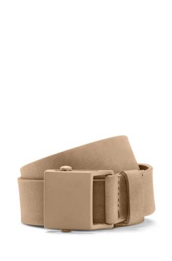 Hugo Boss Nubuck-leather belt Khaki | Rzr5VJie