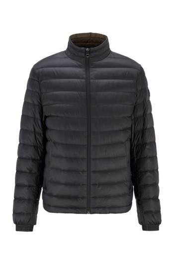 Hugo Boss Packable down jacket Svarte | eUeRwzvo